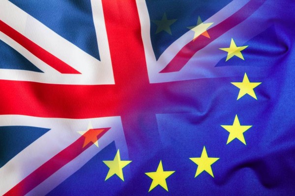 EU, UK Flags