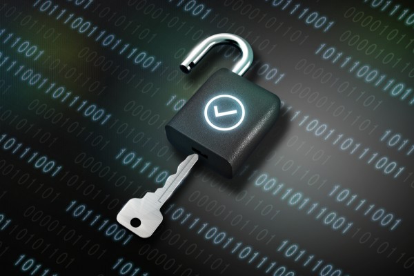 Privacy, Padlock unlocked with key