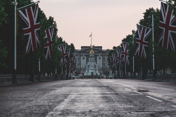 UK Flag, Buckingham Palace