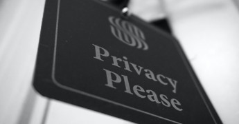 Do not disturp sign on hotel room door, Privacy