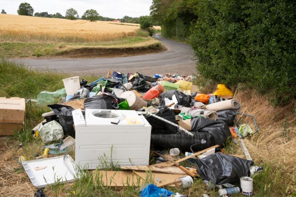 Fly tipping, rubbish