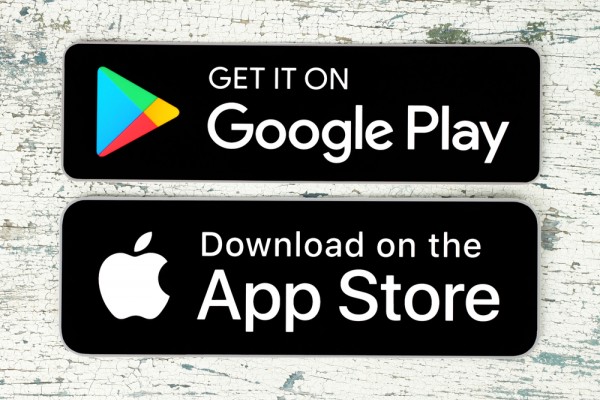 Google Play, Apple App stores