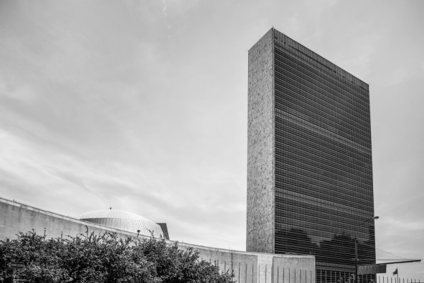 UN, United Nations Headquarters in New York