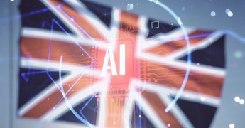 UK flag, artificial intelligence, UK AI