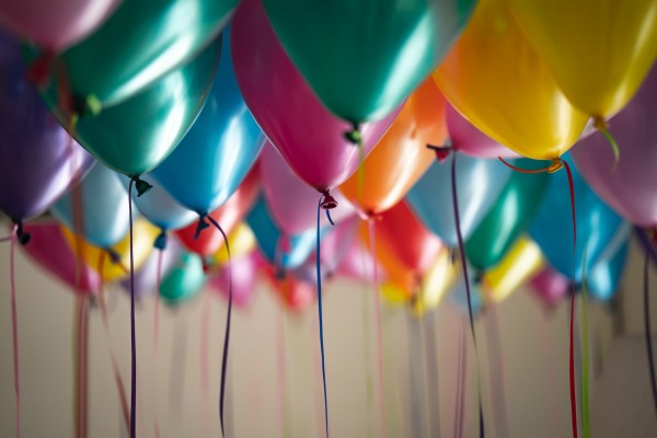 Birthday celebration, anniversaty, party, ballons
