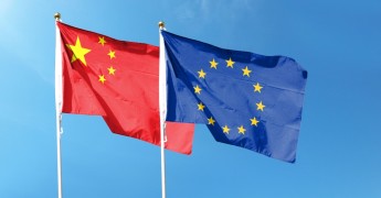 EU China flags