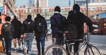 London gangs, kids, urban life