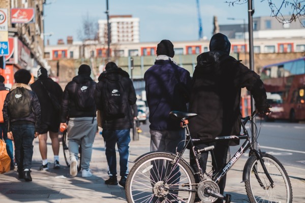 London gangs, kids, urban life