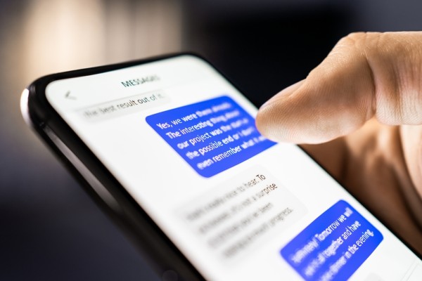 SMS texting, iphone